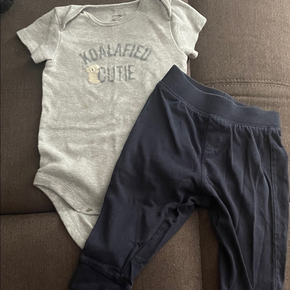 Koala George Gray and Navy Kids Matching Set